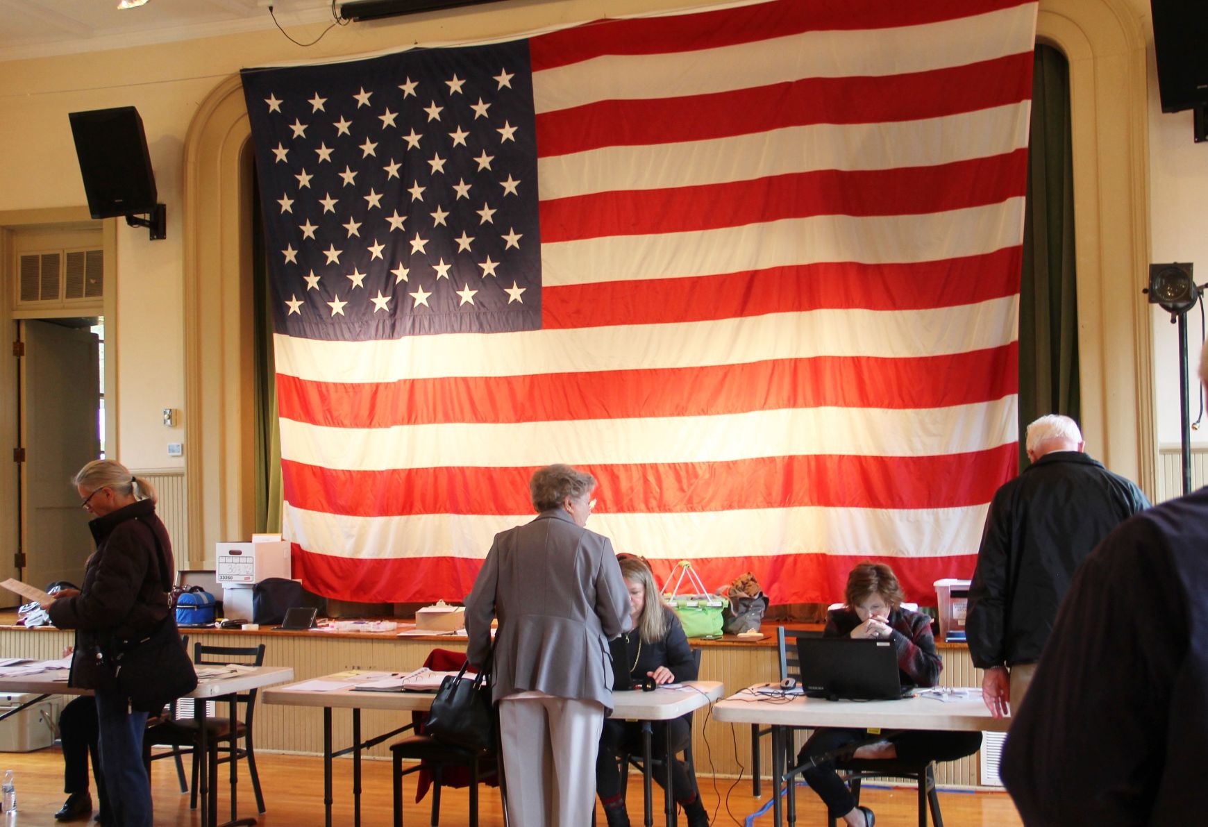 Old Stone School Hillsboro voting